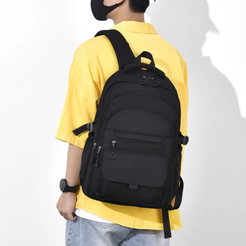 

A Multi-layer Waterproof And Stylish Backpack Oxford Large-capacity Simple Commuter Out-of-town Student Backpack