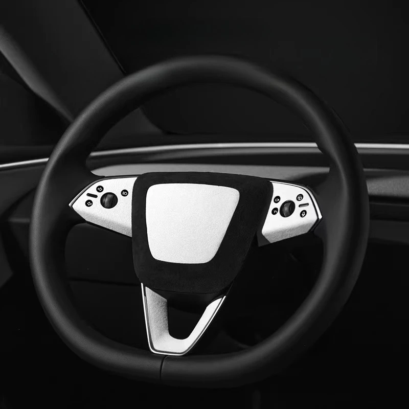 

Защитная наклейка для декоративных кнопок на руле для Tesla Model Y Highland, аксессуары для интерьера, инструменты для тюнинга.