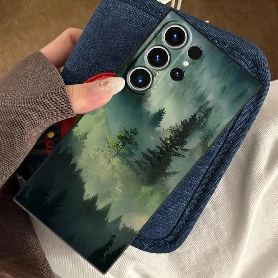 Forest Mist Case for Samsung Galaxy S26 Ultra S20 Ultra S21 FE S24 Note 20 8 9 10 S25 Plus S23 S10 S9 Funda Phone Cover view 3