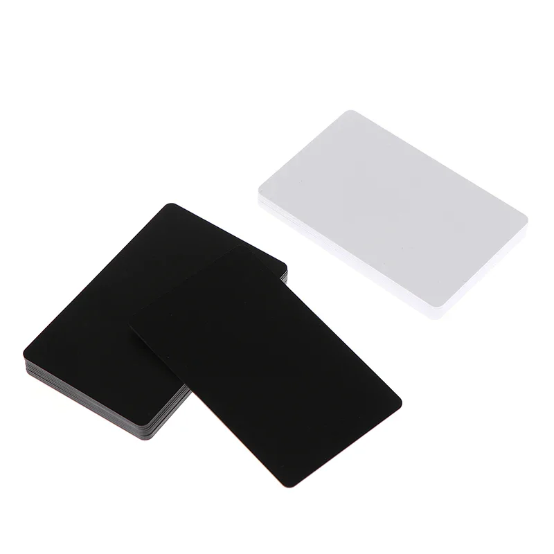 5/10Pcs NFC215 Black White Cards Rewritable NFC NT-AG215 PVC Cards Blank Easy Convenient Programmable NFC Business Card