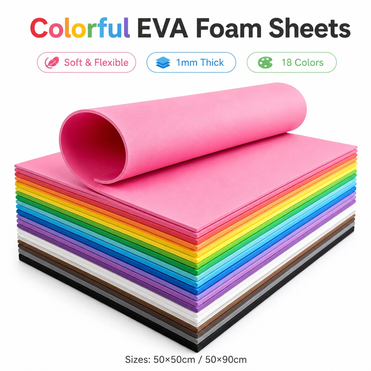 Pe Foam Sheet - 1/18 peças de Folhas de Espuma