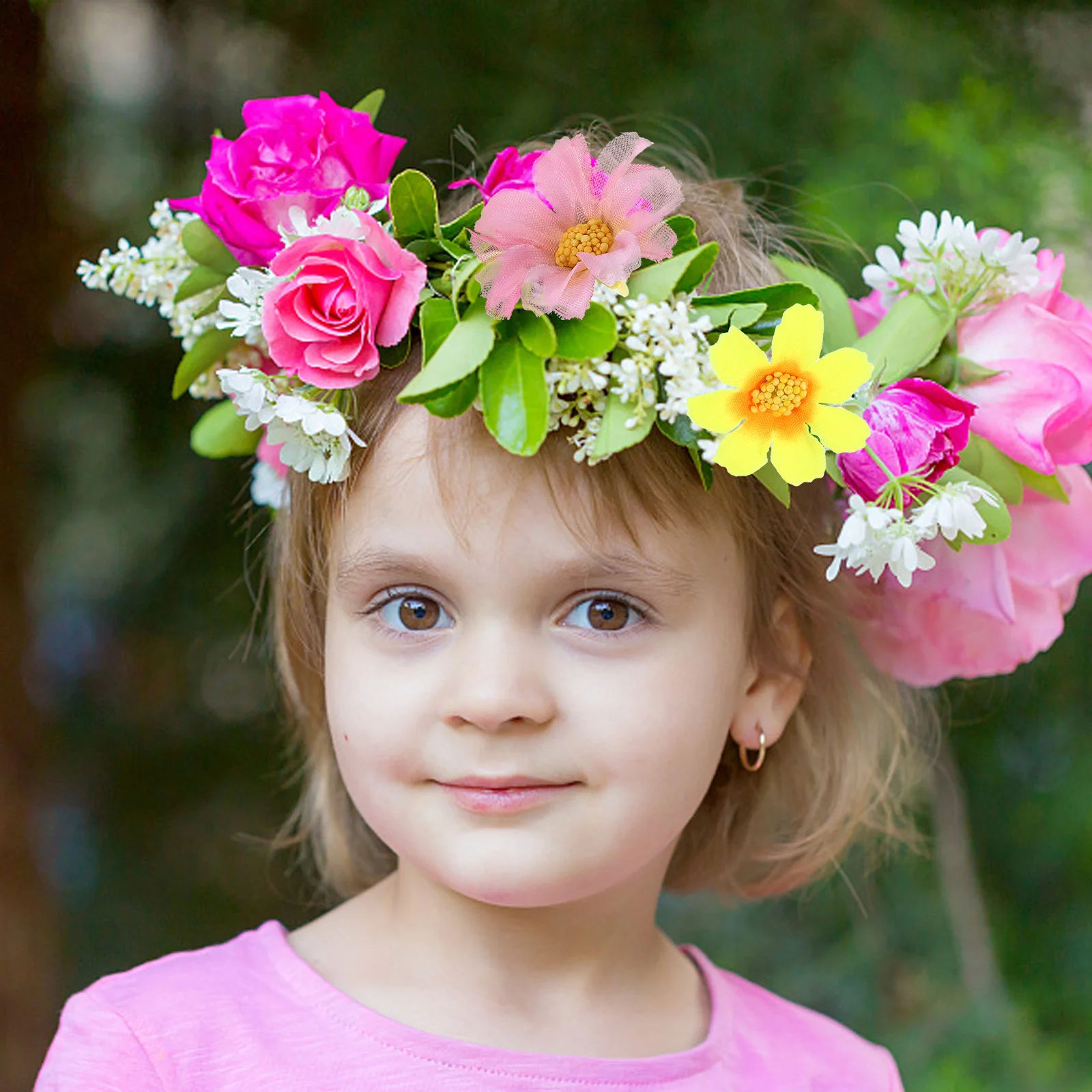 

150 Pcs Simulated Flower Accessories Artificial Colored Daisies Silk Flowers Heads Bulk