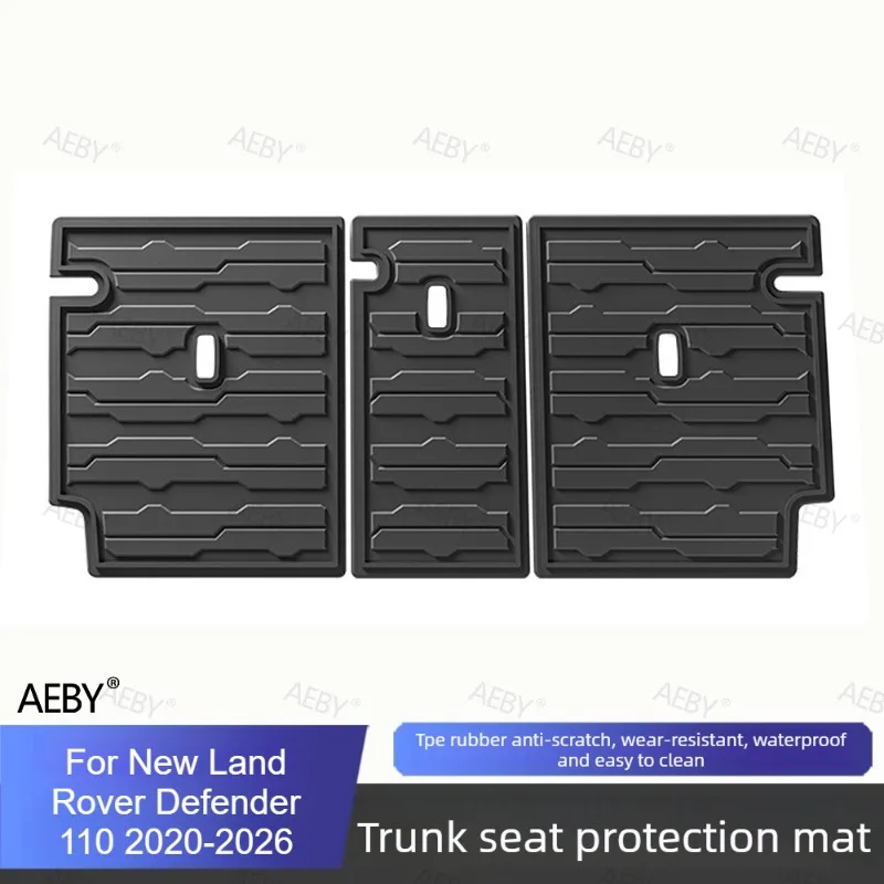 For New Land Rover Defender 110 2020-2026 Rear seat backrest cover dust cover waterproof and anti slip TPE,Durable interior