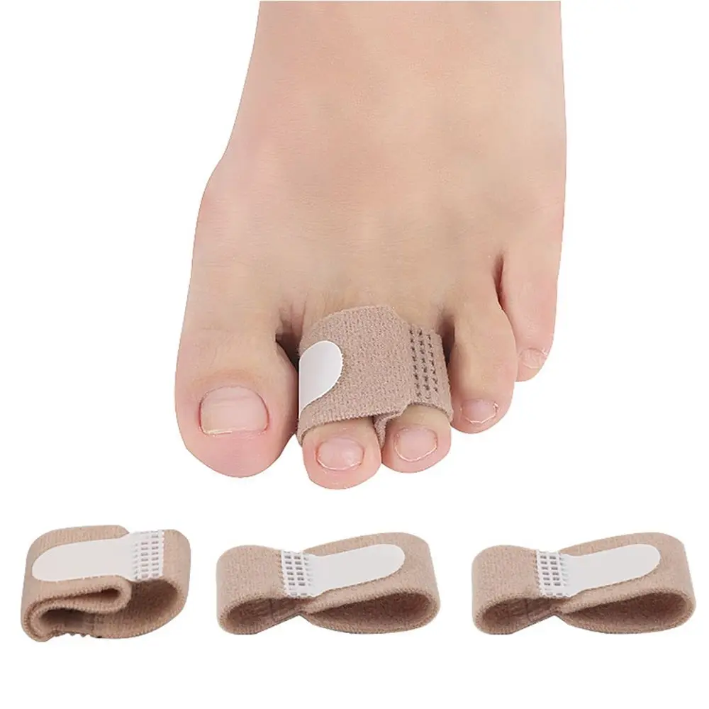 

Fiber 10 pcs Finger Tool Orthosis Hammer bandage Thumb valgus Straightener Toe Separator