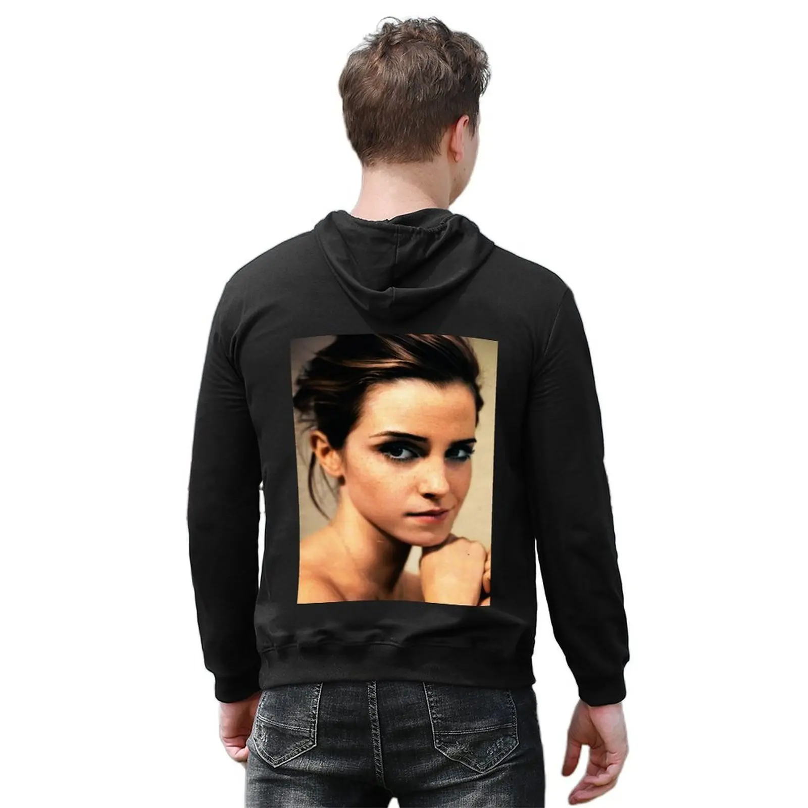 إيما واتسون هوديي ملابس رجالية ملابس خريفية للرجال ملابس رجالية جرافيك تي شيرت رجالي رياضية #6