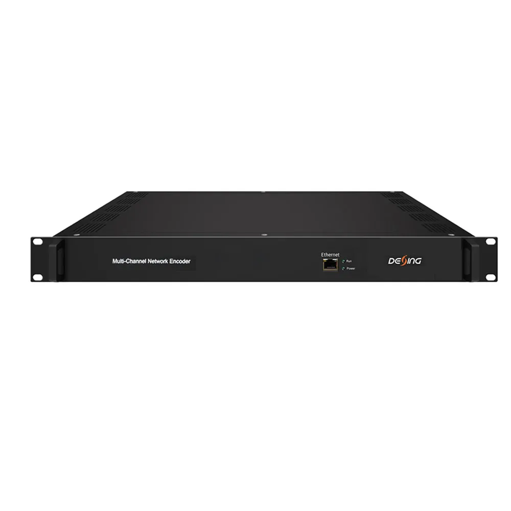 Promotional 16 channel HD to IP broadcasting  TV equipment  audio video converterH.265 H.264 encoder