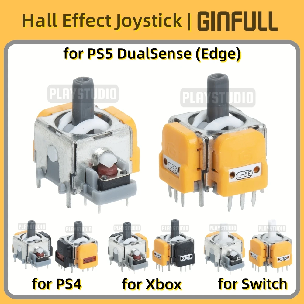 

10/30pcs Hall Effect Joysticks Replacement for PS5 DualSense Controller Analog Stick for Playstation 5 Edge Thumbstick Accessory