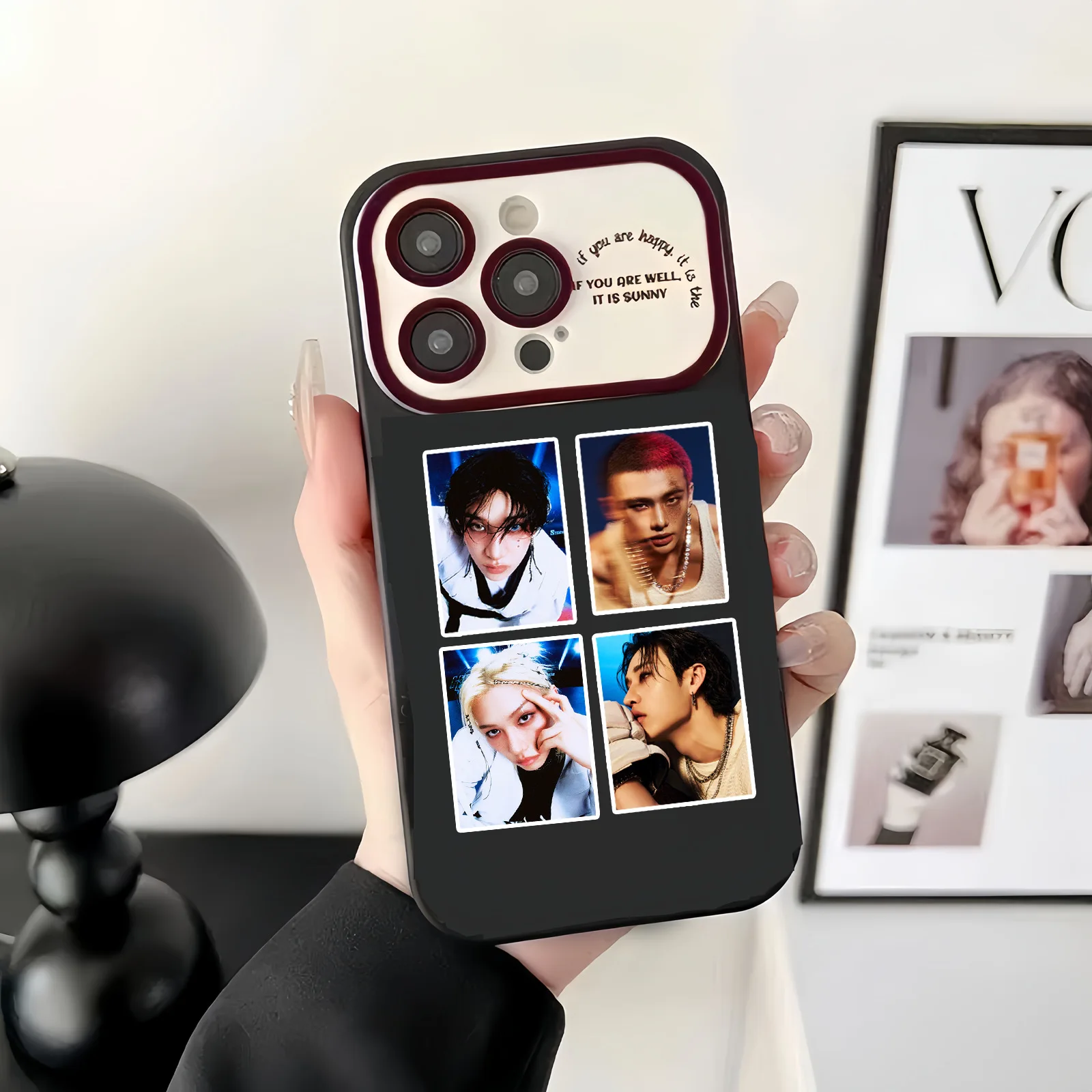 K-pop menino grupo 95 álbuns adesivos combinando, mercadorias de celebridades, adesivos de scrapbook, adesivos criativos para mala de viagem