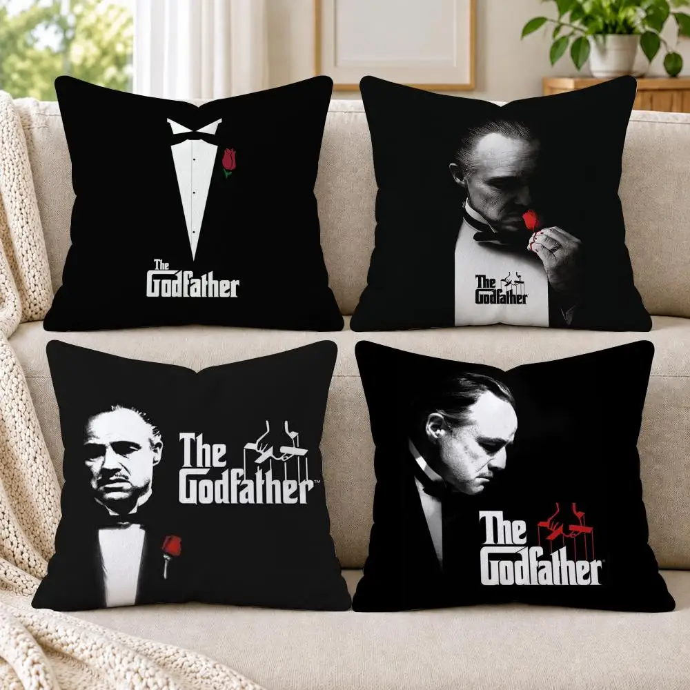 Film The G-Godfather Cushion Cover Short Plush Double-Sided Printing Sofa Bedroom Pillow Case Aesthetic Home Decor