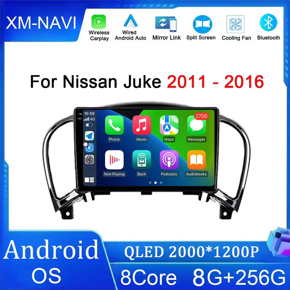 

Android авто для Nissan Juke 2011 2012 2013 2014 2015 2016 мультимедийная навигация Gps Авто Радио Видео Стерео HD экран 4G