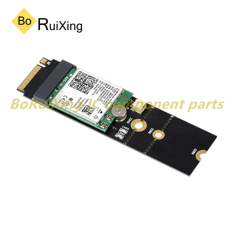 5PCS/LOT M.2-M-KEY-TO-M.2-A-KEY Interface Adapter Board PCIE Channel Device Compatibility