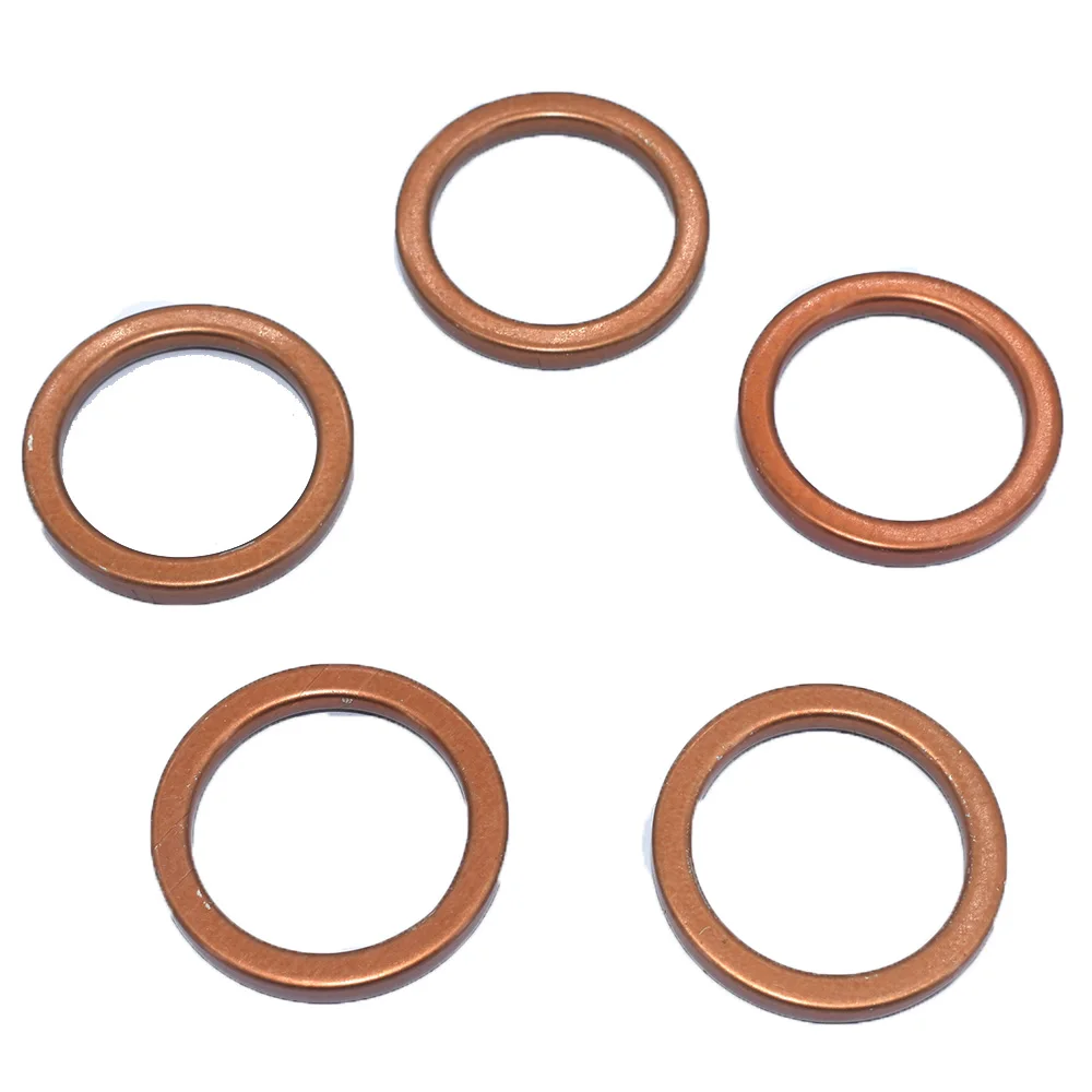 5PCS Muffler Exhaust Gasket For 49cc 50cc 110cc 150cc GY6 70 90 100 125cc Scooter Bike ATV Moped Parts