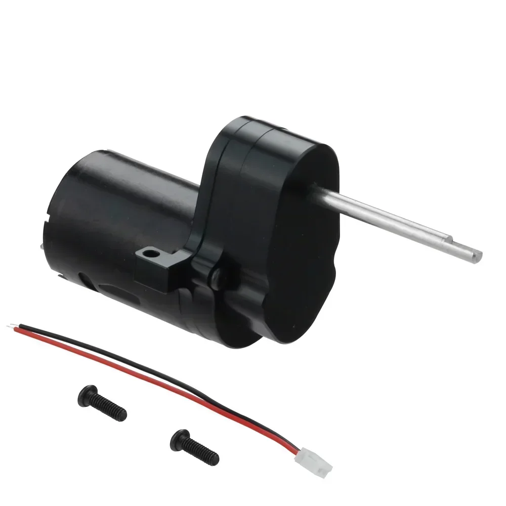 Engrenage de boîte de vitesses en métal WPL D12 avec moteur à brosse 370 pour pièces de mise à niveau de camion RC de véhicule tout-terrain WPL D12 1/10