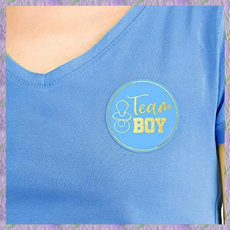 

2025 New-144 Pieces Gender Reveal Stickers Games Team Boy & Team Girl Perfect Gender Reveal Party Supplies Boy And Girl Stickers