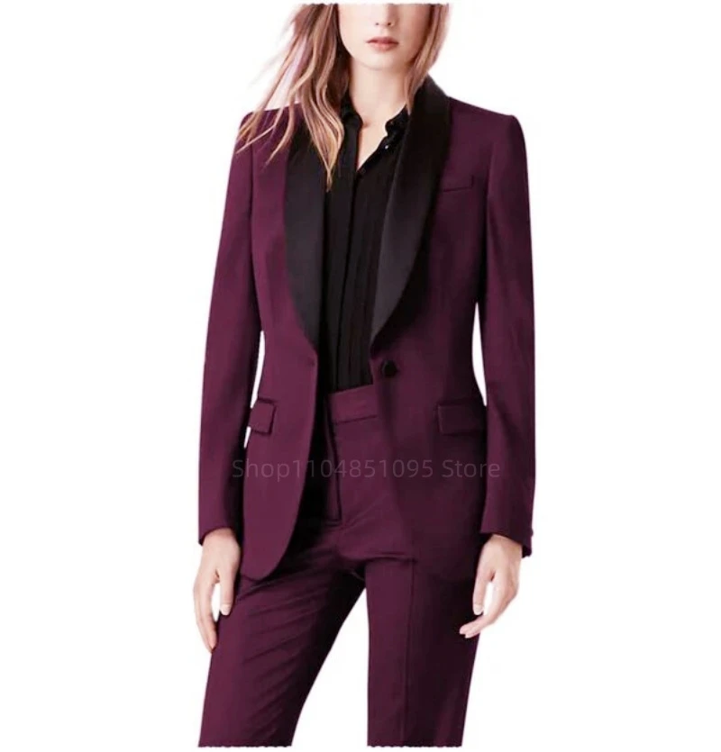 Conjuntos de pantalones verdes para mujer con chaqueta, 2 piezas, chal de un solo pecho, solapa, chaqueta ajustada, conjunto completo de trajes elegantes para oficina para mujer