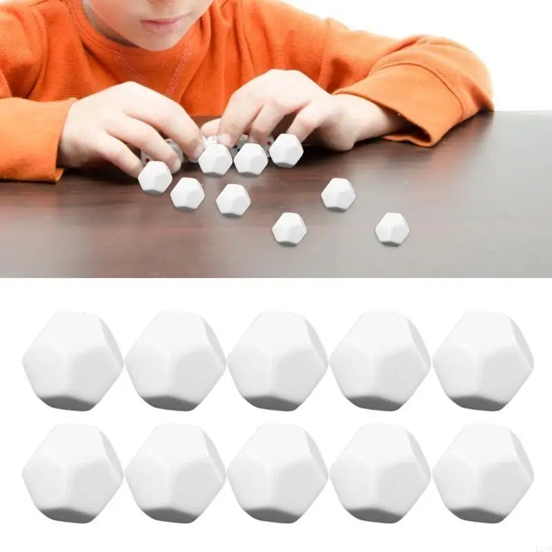 

New Acrylic White Blank Pentagonal Corner for Club/Party Games Accessories