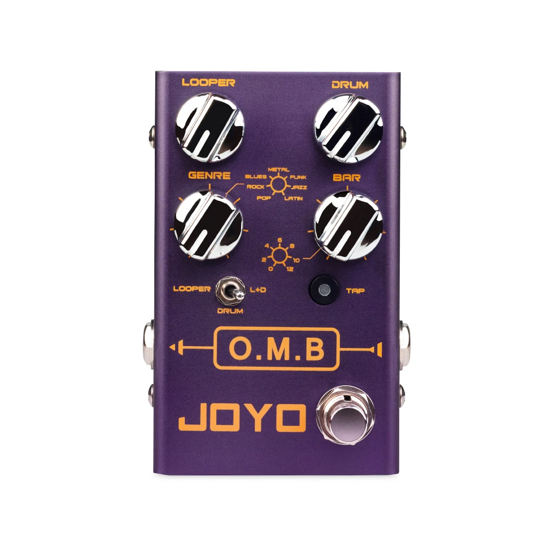 JOYO R-06 OMB Looper & Drum Machine Effects Pedal Looper Cycle Recording Auto-align Count-in Function Guitar Tone Accessories