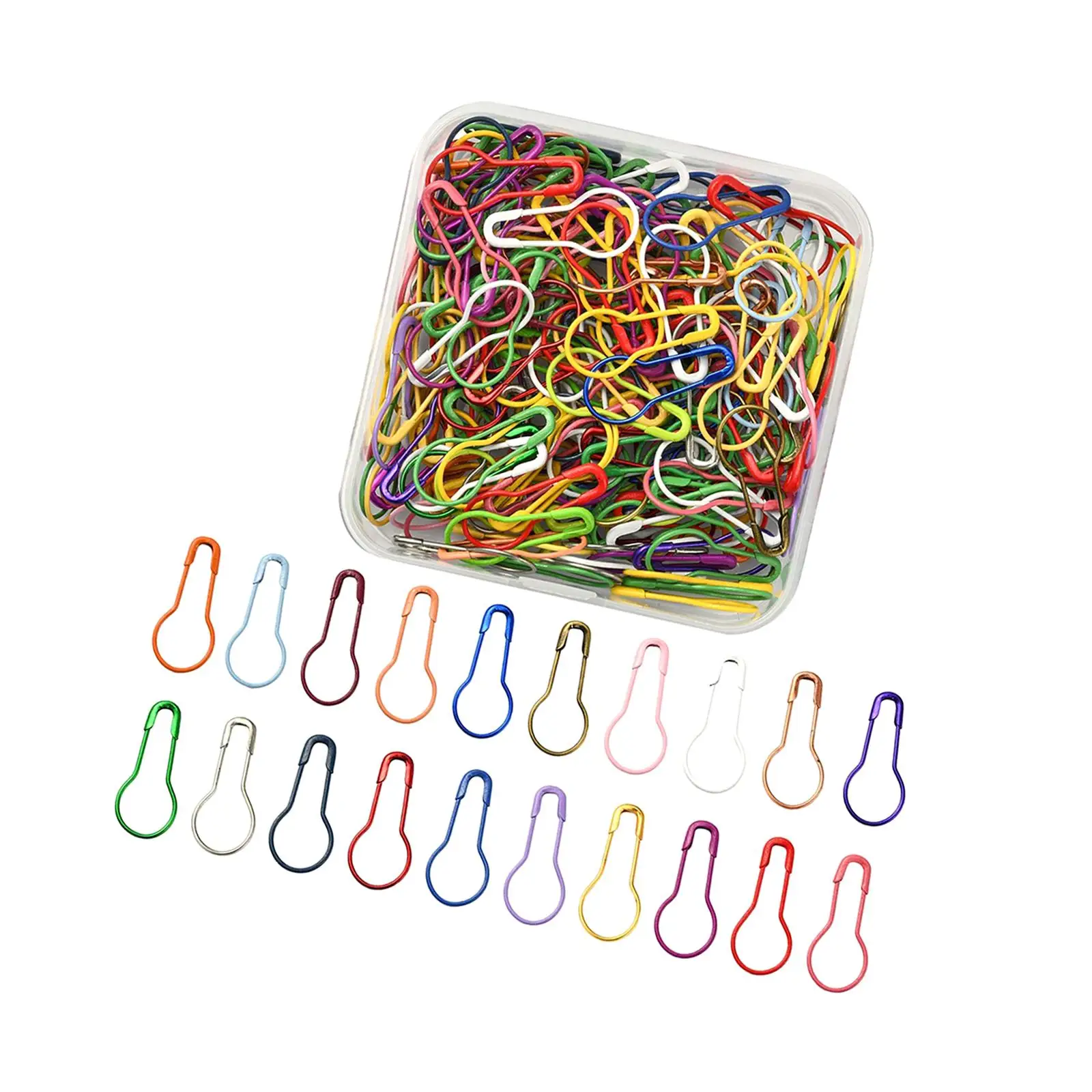 200x berbagai macam Bulb Stitch spidol rajut bordir kotak penyimpanan Quilting