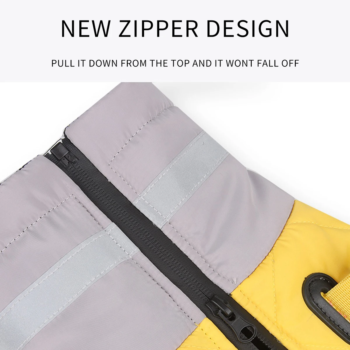Windproof Dog Coat Winter dog coats Outdoor Warm Cape Type Reflective With Dog Name Sticker Pet Clothes