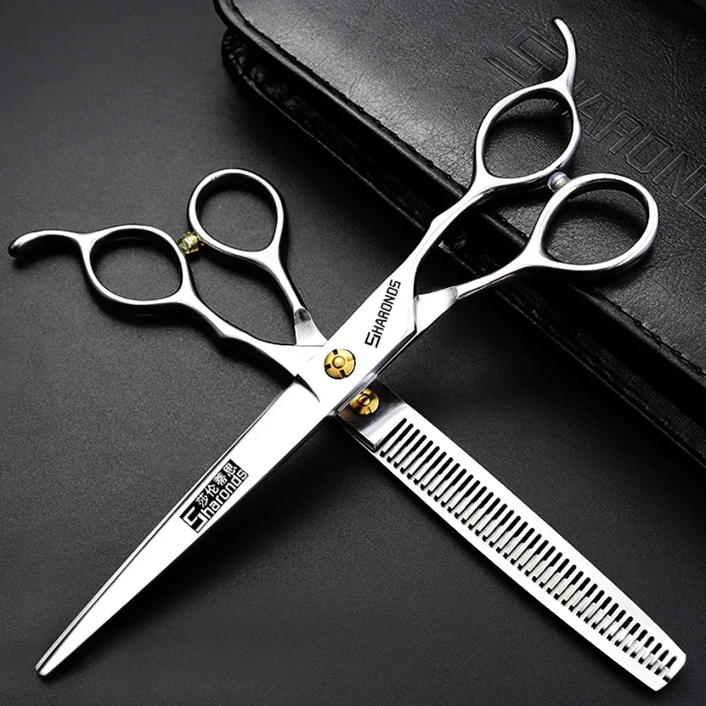 Professional Hairdressing Scissors, Japanese Steel Barber Shears, Dedicated Scissors, 6 