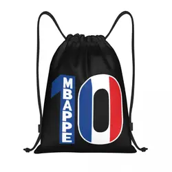 France Kylianer And Mbappﾩ And Mbappe (2) Drawstring Bags Gym Bag Graphic Cool Field pack Secure Backpack Humor Graphic