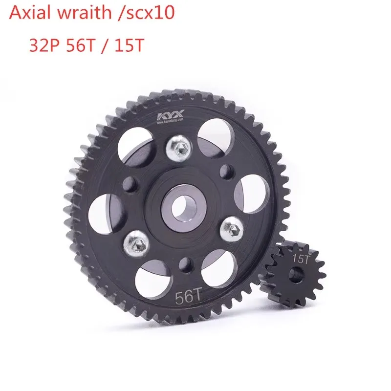 KYX Axial Wraith SCX10 Hard Steel Main Gear 56T/15T 32P