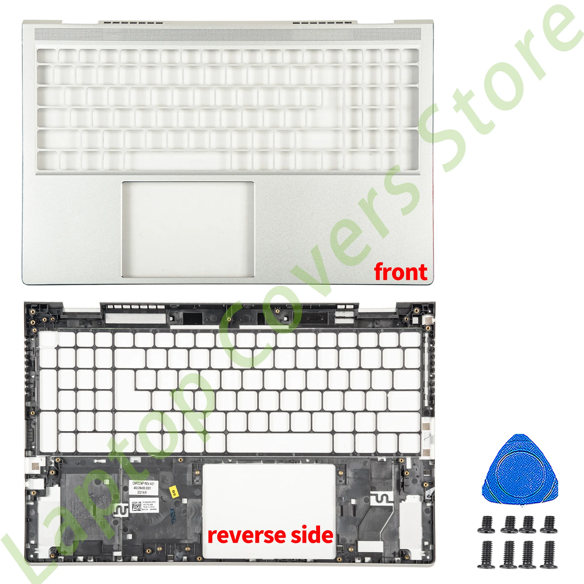 Inspiron 15 Plus 7510 후면 커버 하우징 케이스, 007DY0 프레임, 0G2NCT 팜레스트 하단 경첩 교체, 15.6 인치