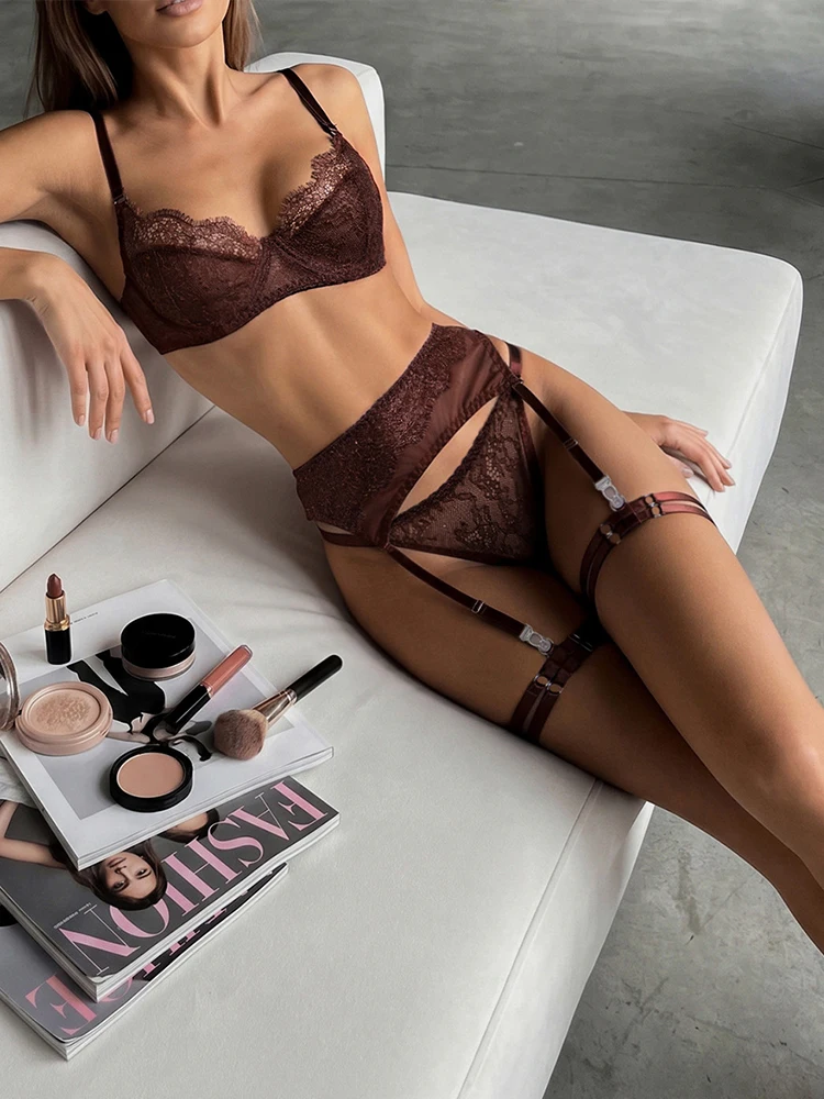 Set di Lingerie da Donna in Pi - Sheer Bra Lace recensione e prezzo