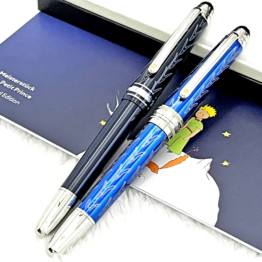 MB Le Petit Prince And Fox Luxury 145 Rollerball Ballpoint Pen Fountain Ink Pens Writing Stationery Gift With Serial Number