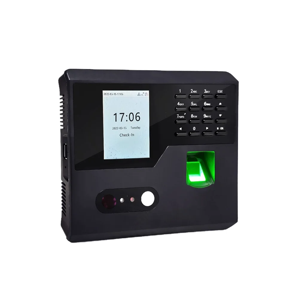 WIFI & TCP Web Cloud Software And Mobile App Biometric Device Time Attendance Face Recognition
