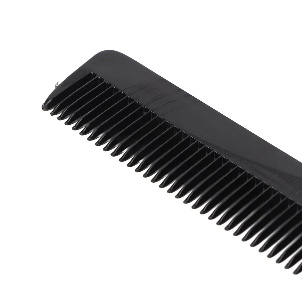 10pcs Durable Fine Teeth Folding Comb Black Plastic Pocket Comb Travel Comb For Women