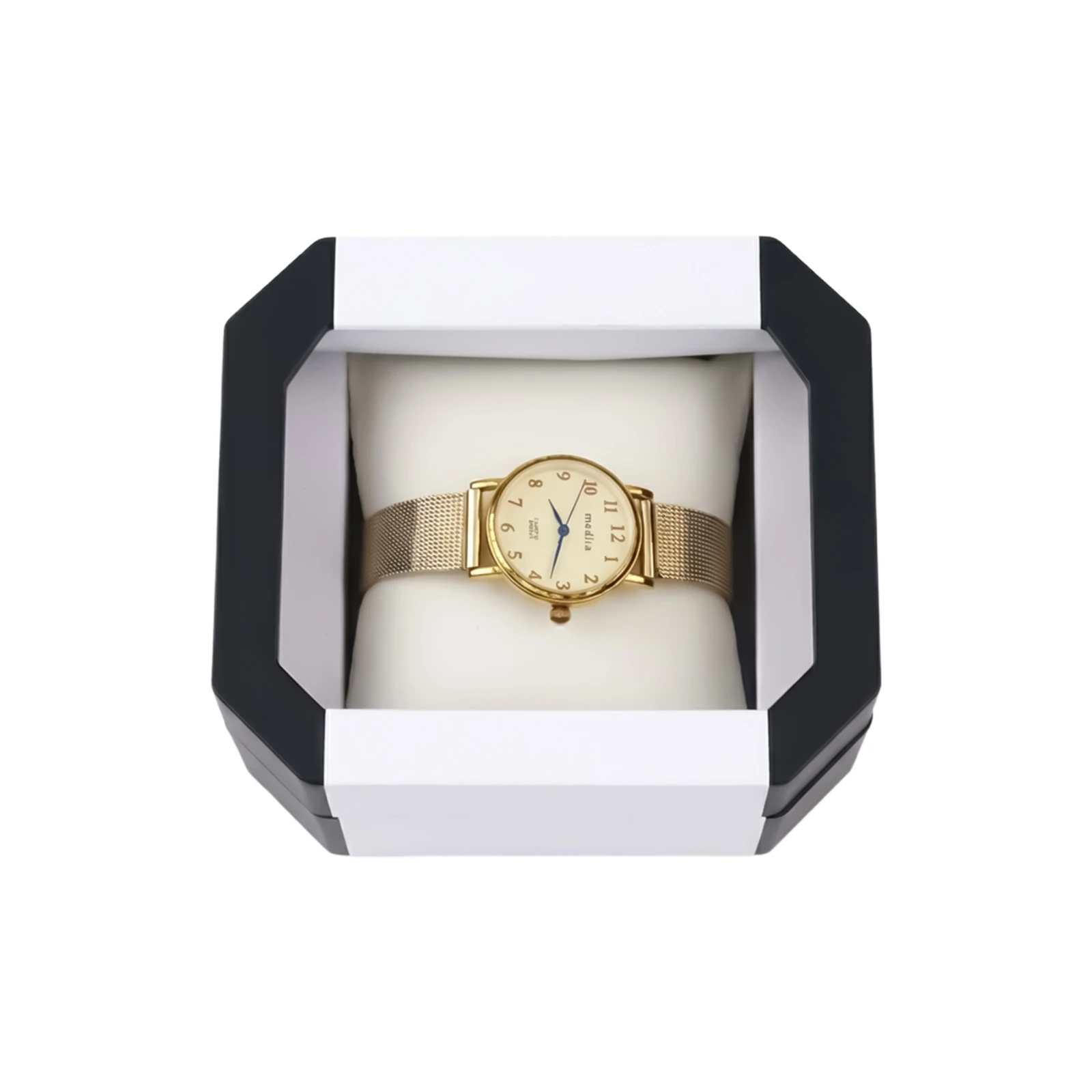 Clear Plastic Watch Display Box for Retail Store Countertop Jewelry Showcase Organizer Anti Slip Base Durable Gift Case