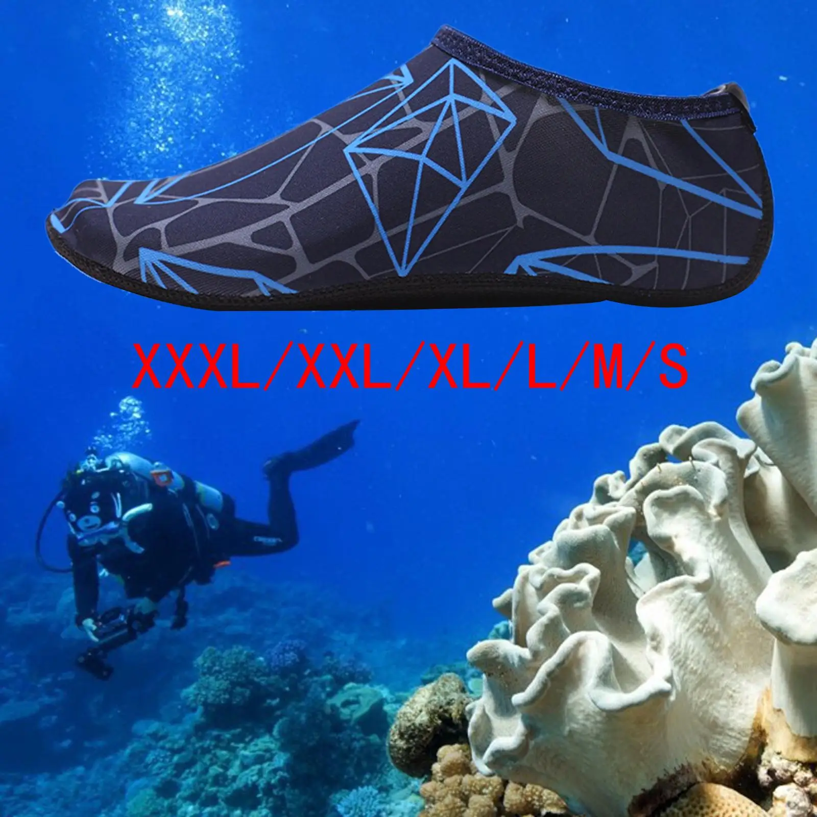 Buty neoprenowe 3mm antypoślizgowe do sportów wodnych