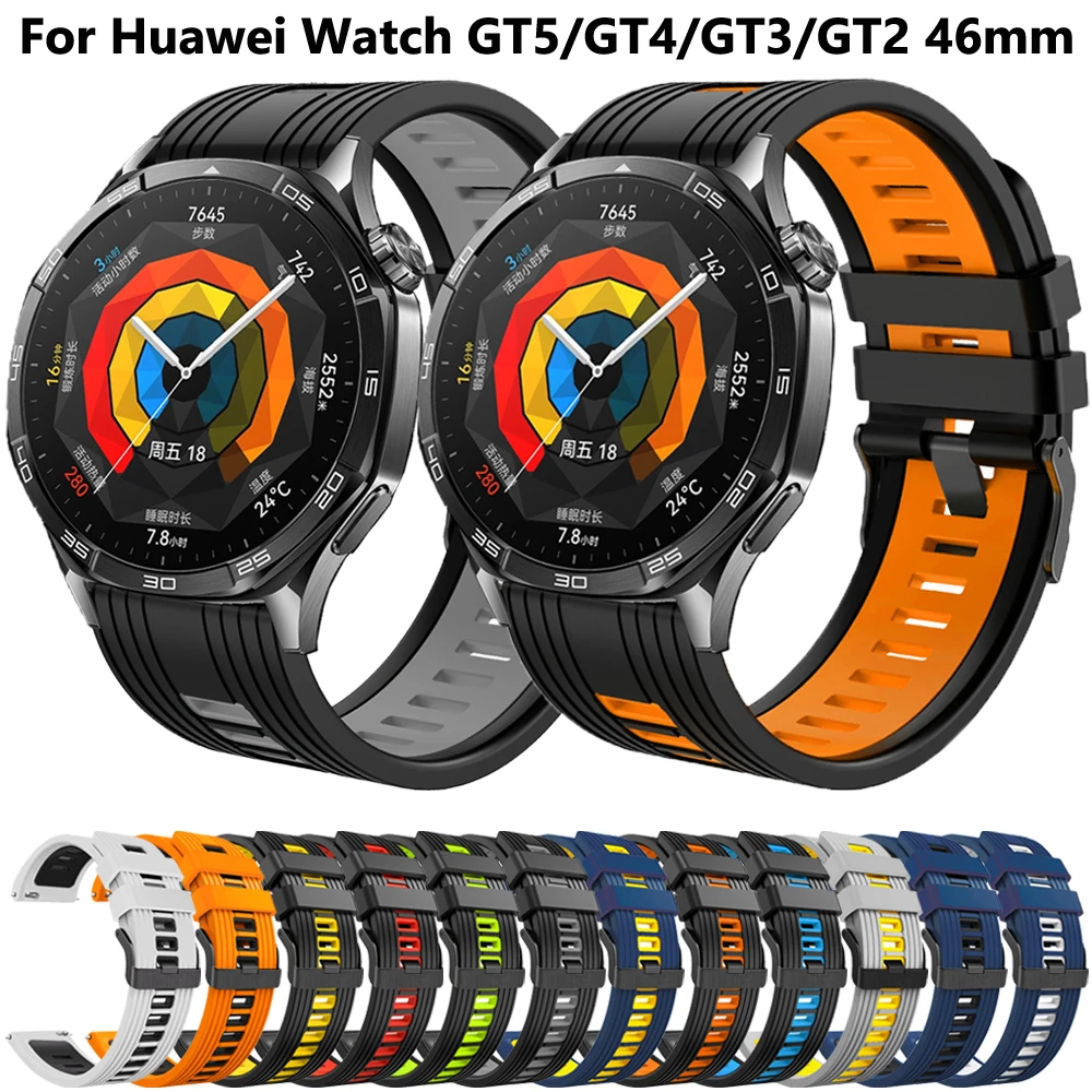 

22mm Watch Bands For Huawei Watch GT 5 GT5 Pro 46mm Smart Watch Bracelet for Huawei GT4 GT3 GT2 GT 4 3 2 Pro 46mm Strap Correa