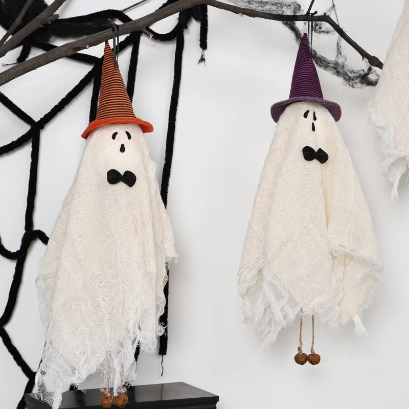 Halloween Decorations Scary White Witch Ghost Hanging Ghost Festival Party Decoration Props