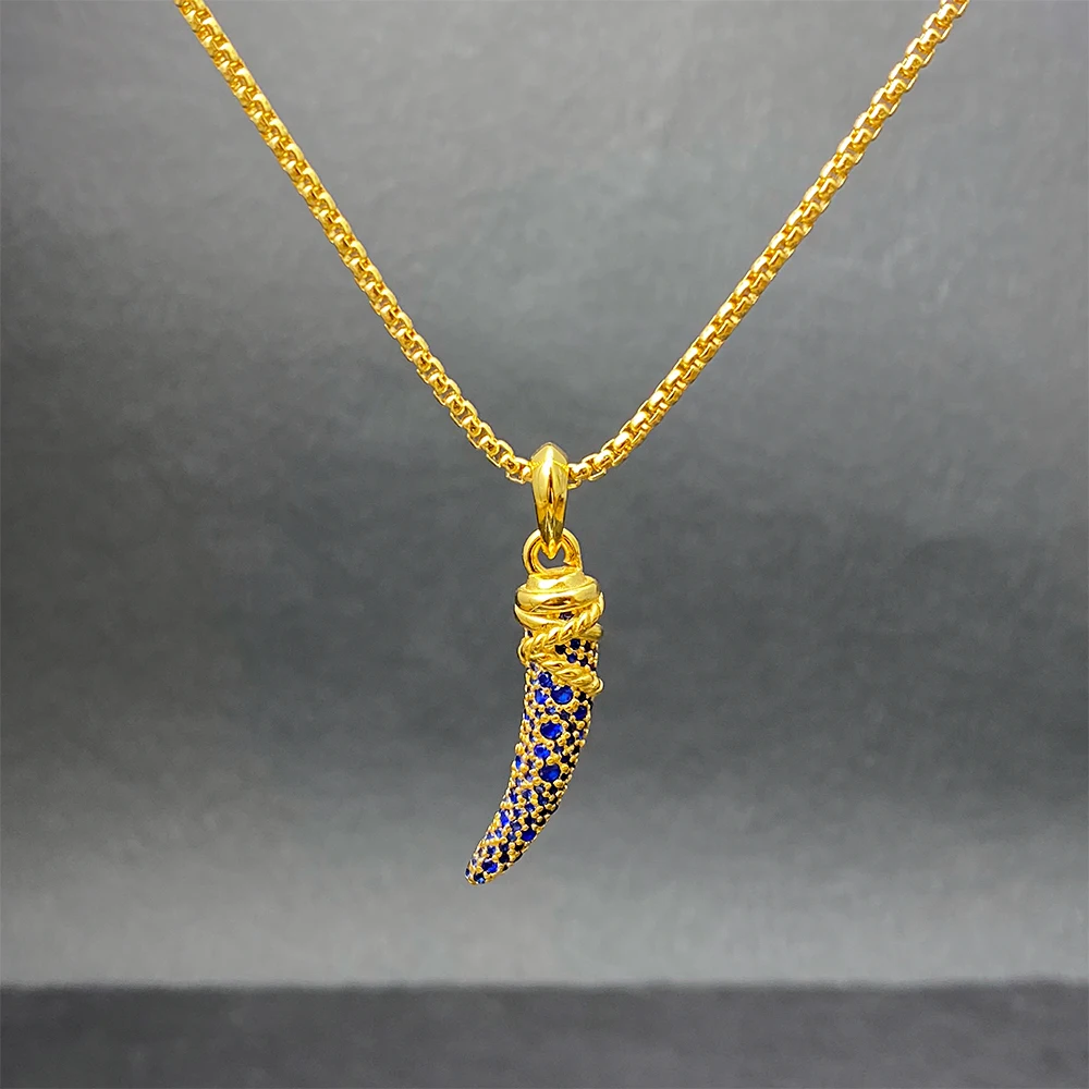 

Ожерелье с подвеской в виде перца чили, с цветными бриллиантами, высококачественные модные ювелирные изделия оптом