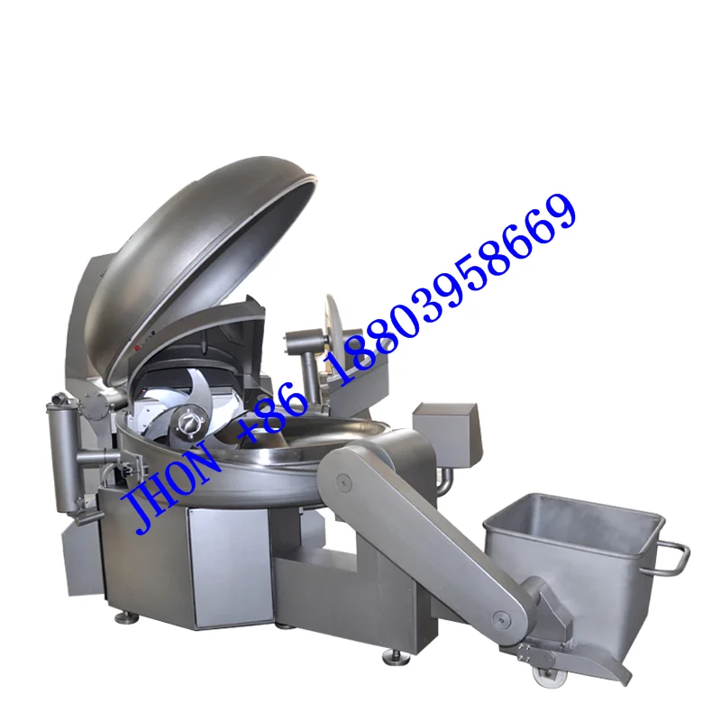 High Speed Low Noise 200L 330L 500L Vacuum Meat Bowl Chopper Vacuum Bowl Cutter Machine