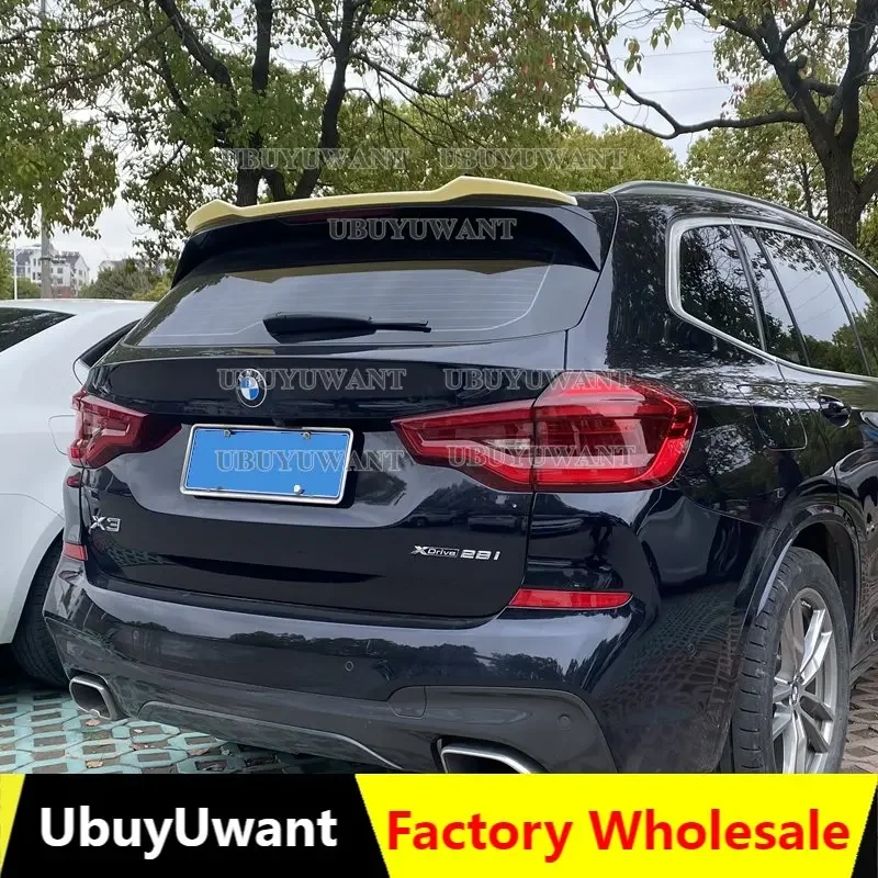 

ABS Material Rear Roof Spoiler Wings for BMW G01 NEW X3 X3M 2019-2023 Car Styling ABS Carbon Look Rear Spoiler