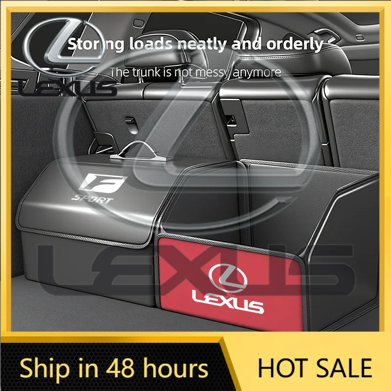 

Горячая новинка 2026: Складной двухцветный органайзер-бокс для багажника Lexus (для моделей F SPORT, ES, RX, NX, LS, UX, LM, LX)