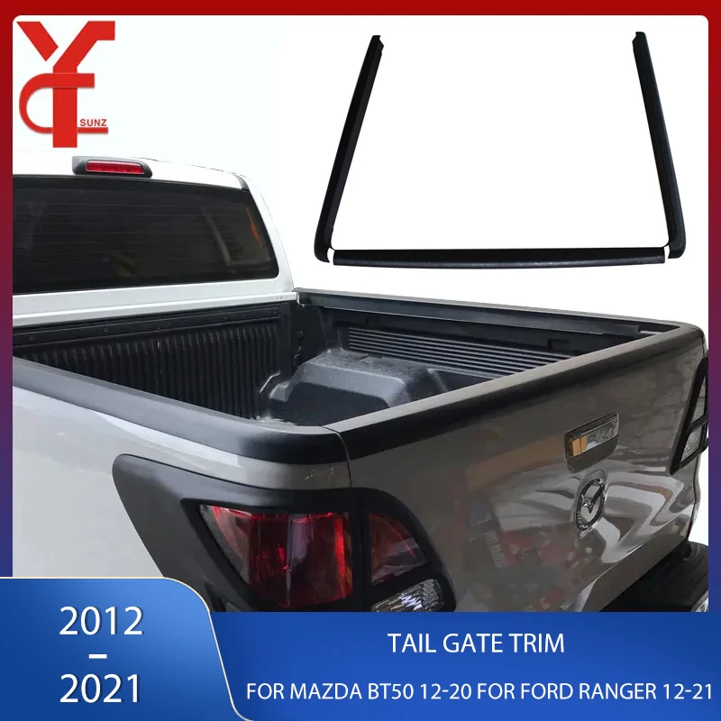 

Rail Guard Over Rail Load Bed Liner 3PCS Tail Gate Trim For Mazda Bt50 2012-2020 For Ford Ranger 2012-2021 Double Cab