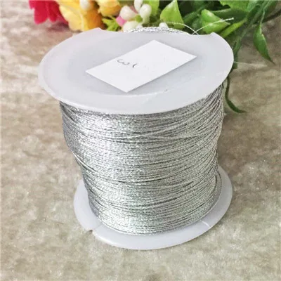 0.2mm 0.4mm 0.6mm 0.8mm Gold Silver Cord Nylon Cord Thread String Rope Bead Wires For Jewelry Making DIY Handmade Braided