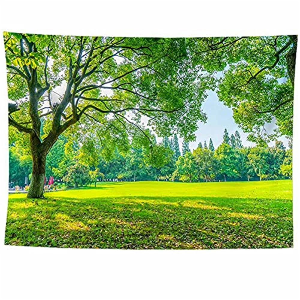 Plant Flower Pink Flower Tapestry Wall Tapestry Park Flowers Mountain Lake Nature Landscape For Living Room Bedroom