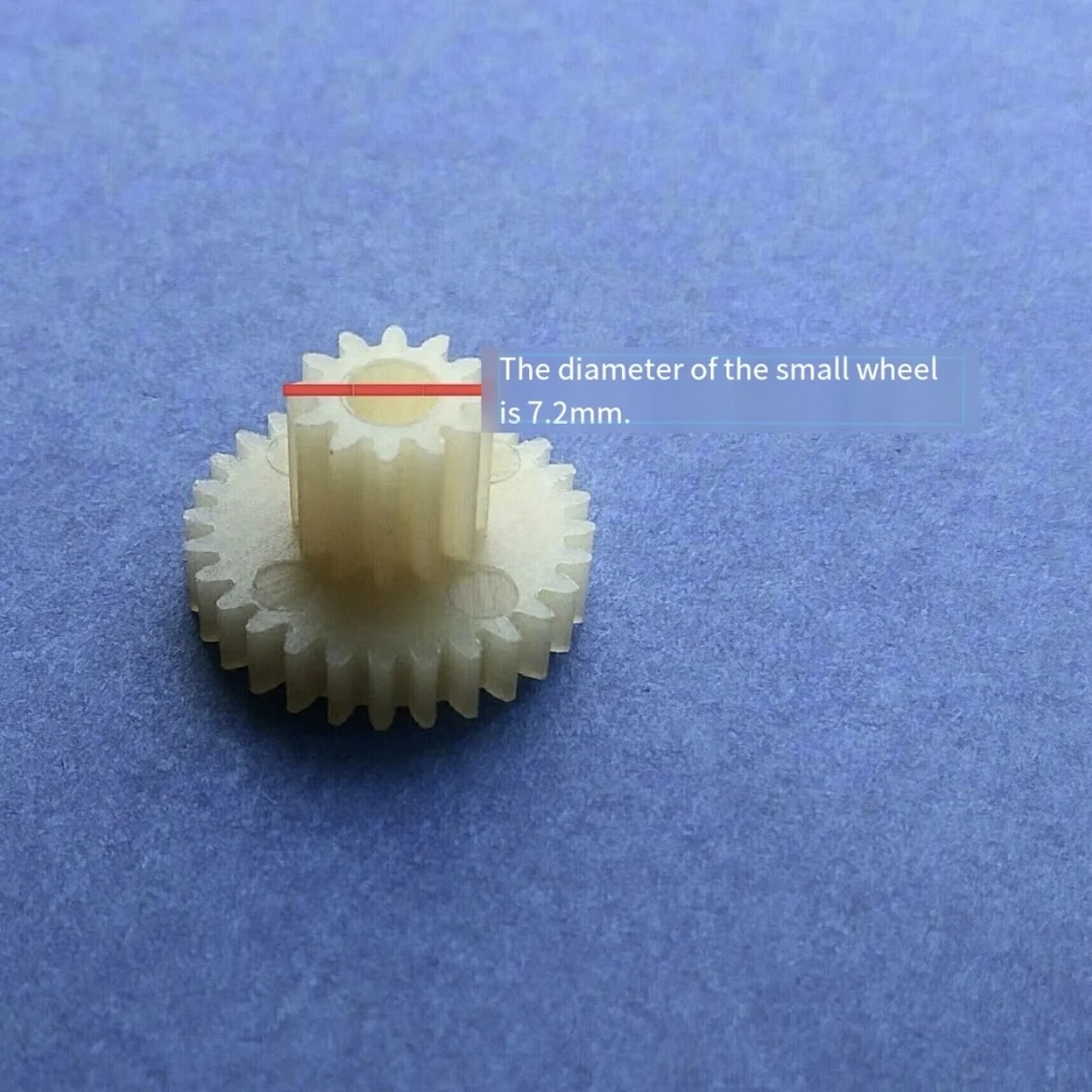 3mm Printer Nylon Gear 12/28 Teeth M0.5 Double Layered Low-Noise for Automated Production Equipment And Door Locks Wheel