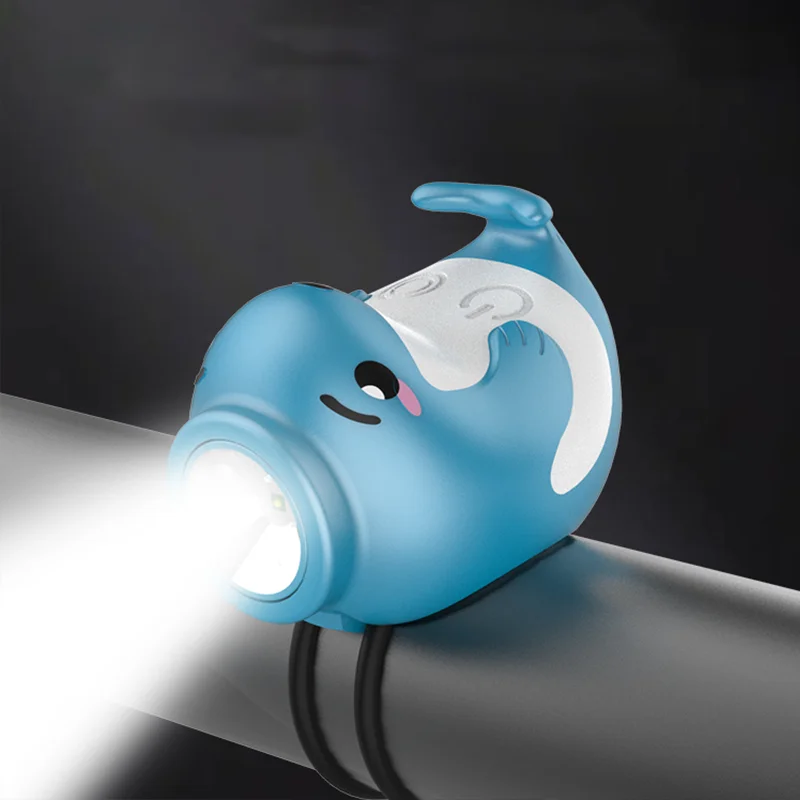 

Зарядка через USB, фары в форме кита, предупреждающие задние фонари с звуковым сигналом, передние фары для шоссейного велосипеда MTB