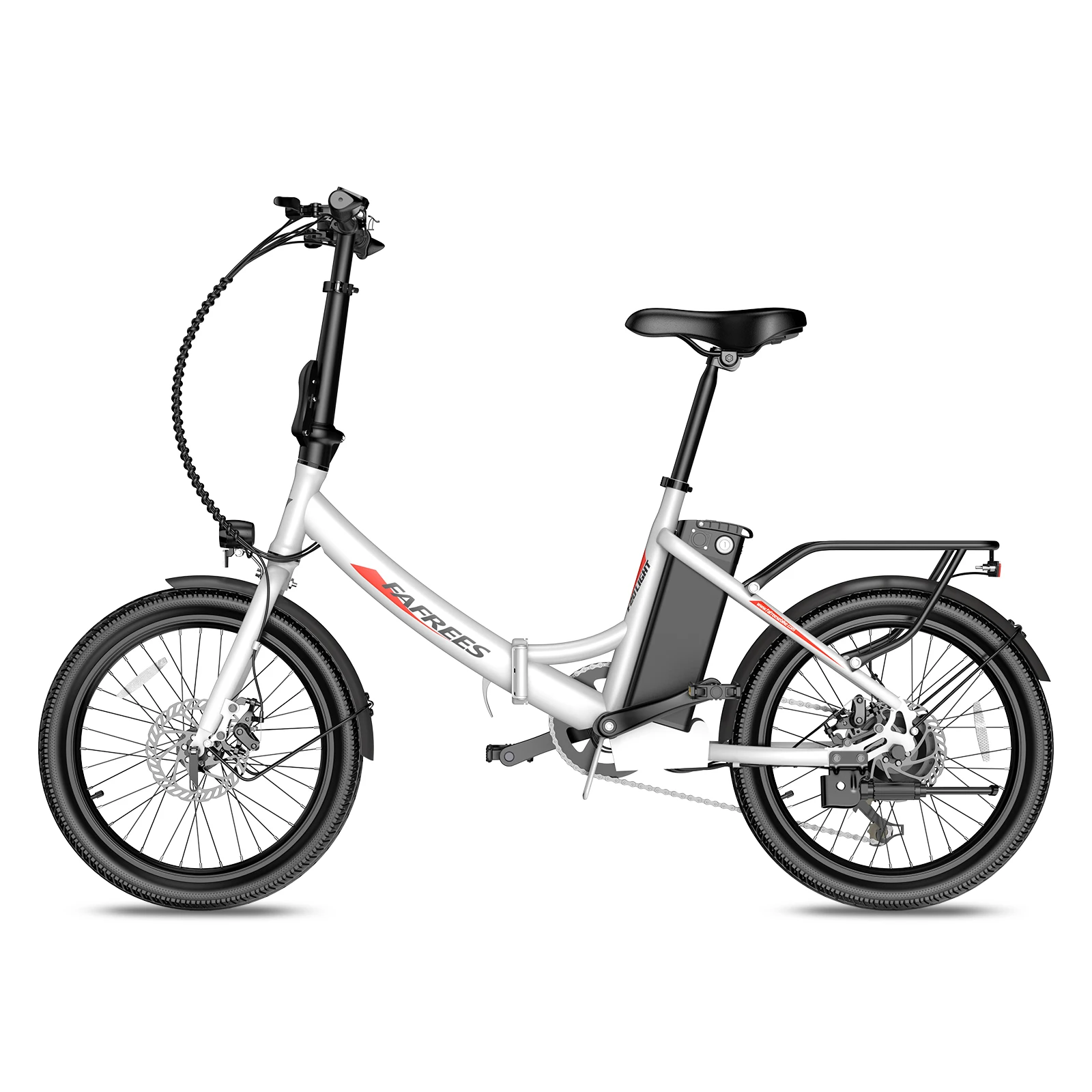 Fafrees F20 Light 20 inch opvouwbare elektrische fiets voor volwassenen, 36V 20Ah uitneembare batterij, 25 km/u & 75-100 km bereik