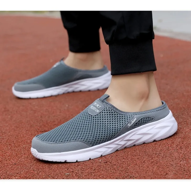

Men's Flats Outdoor Walking Shoes Size 39-46 New Lightweight Men Casual Shoes Breathable Slip on Male Casual Sneakers Anti-slip