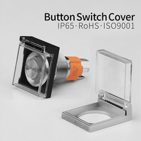 WINDOO 12mm 16mm 19mm 22mm 25mm High head button switch with cover transparent protective cover waterproof