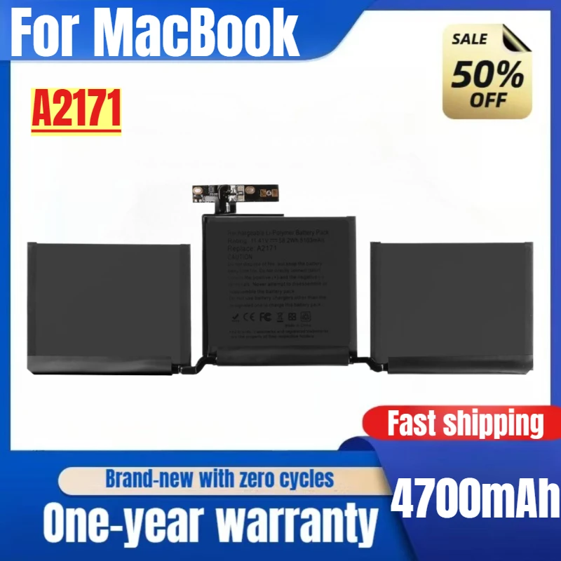 

Laptop Battery A2171 For MacBook Pro 13 "A2159 A2289 A2338 2019-2020 High Capacity Battery High Quality Replacement Battery