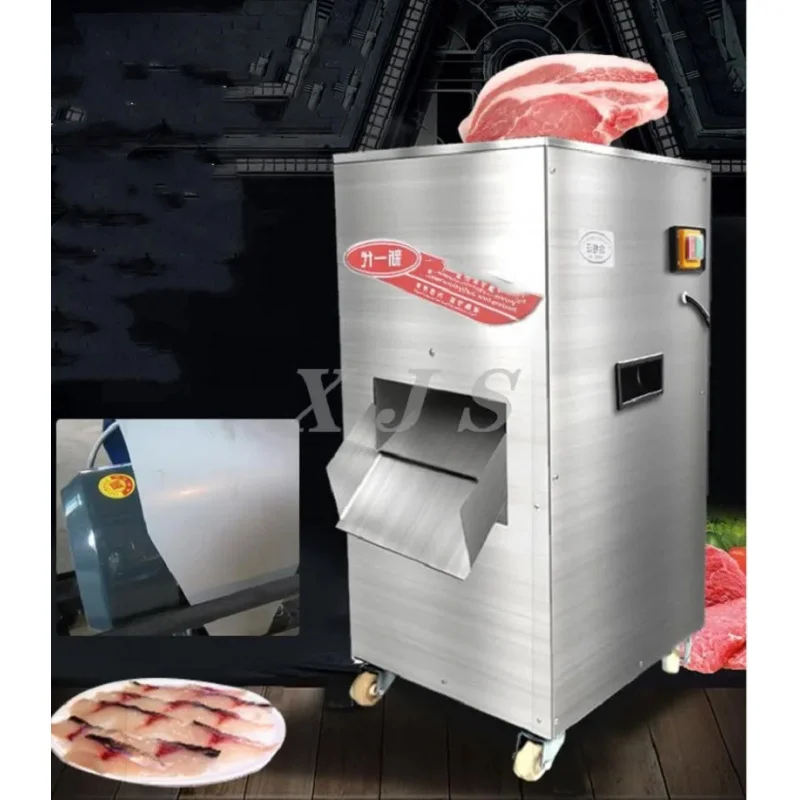 

Handy Steel Commercial Fresh Cutter System Full-Automatic Meat Cube Cutting And Slicer