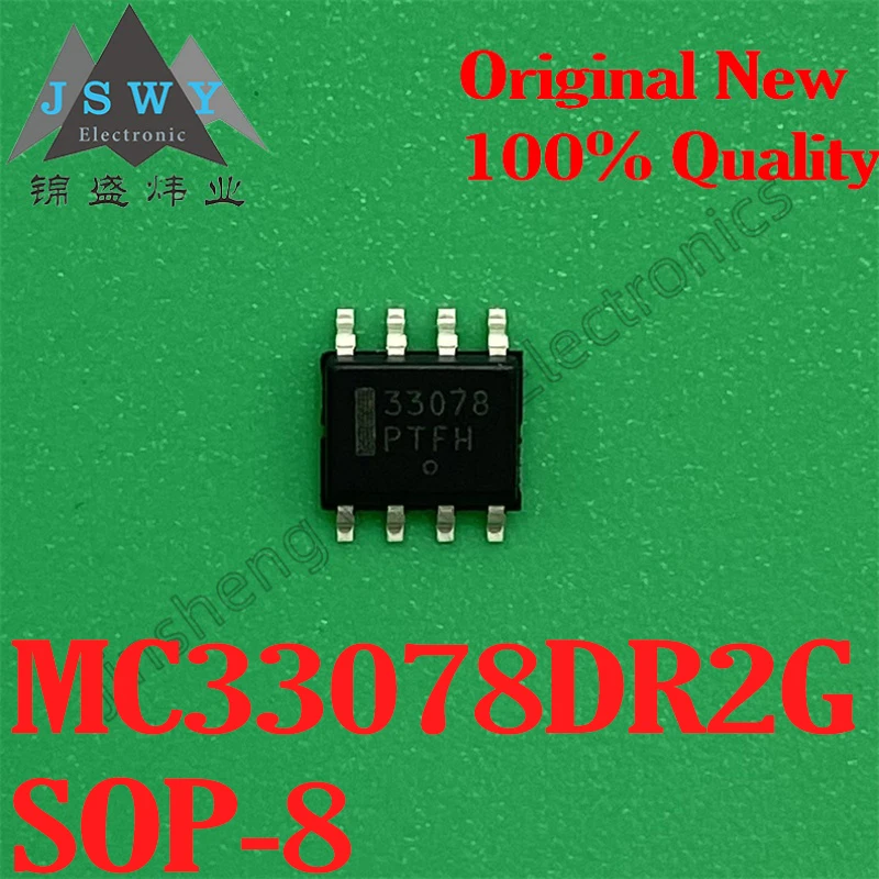 

(20/50 pcs) MC33078DR2G 33078 SOP-8 Dual High Speed Low Noise Operational Amplifiers Brand New Original In Stock Ships Fast!